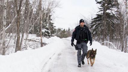 Paperboy to police officer: Cst. Berube in familiar territory with K-9 partner